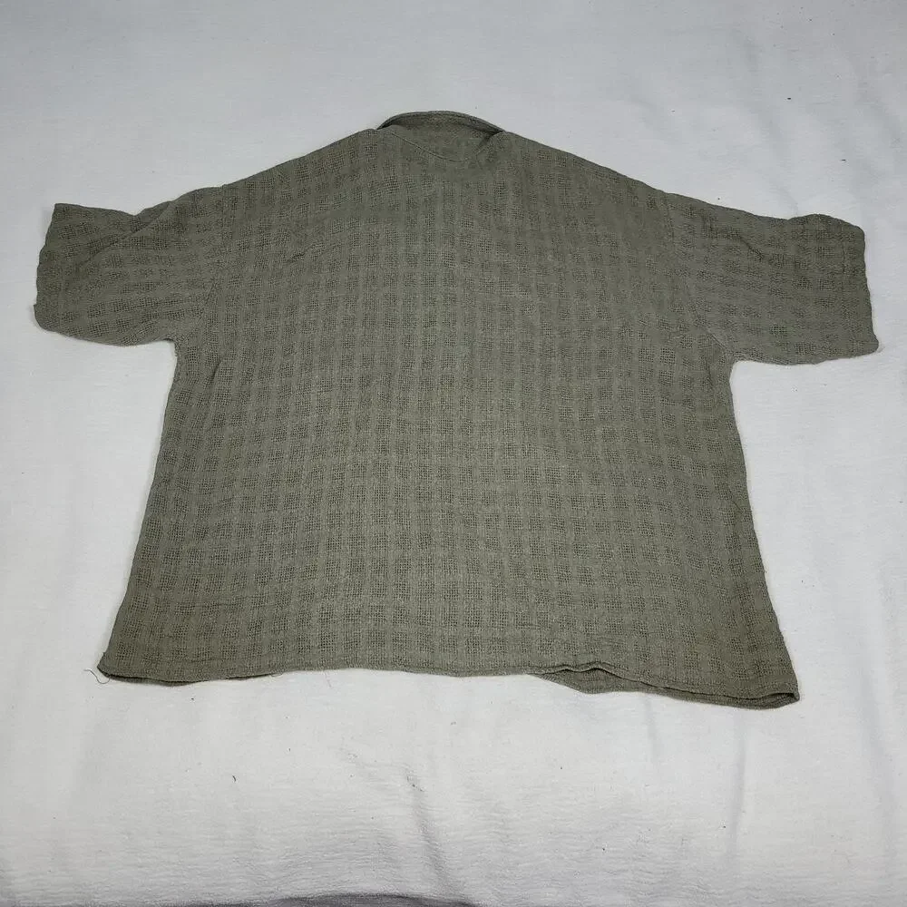 Jordan by Claudio Nucci Shirt Size XXL Button Down Short Sleeve Cooling Comfort